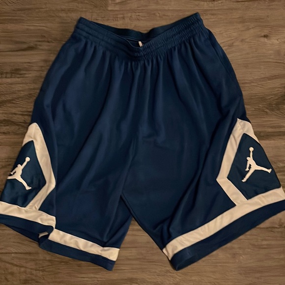 Jordan Shorts Mens Jordan Extra Large Royal Blue Diamond Elite Basketball Shorts New Wo Tags